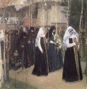 The Taking of the Veil Mikhail Nesterov